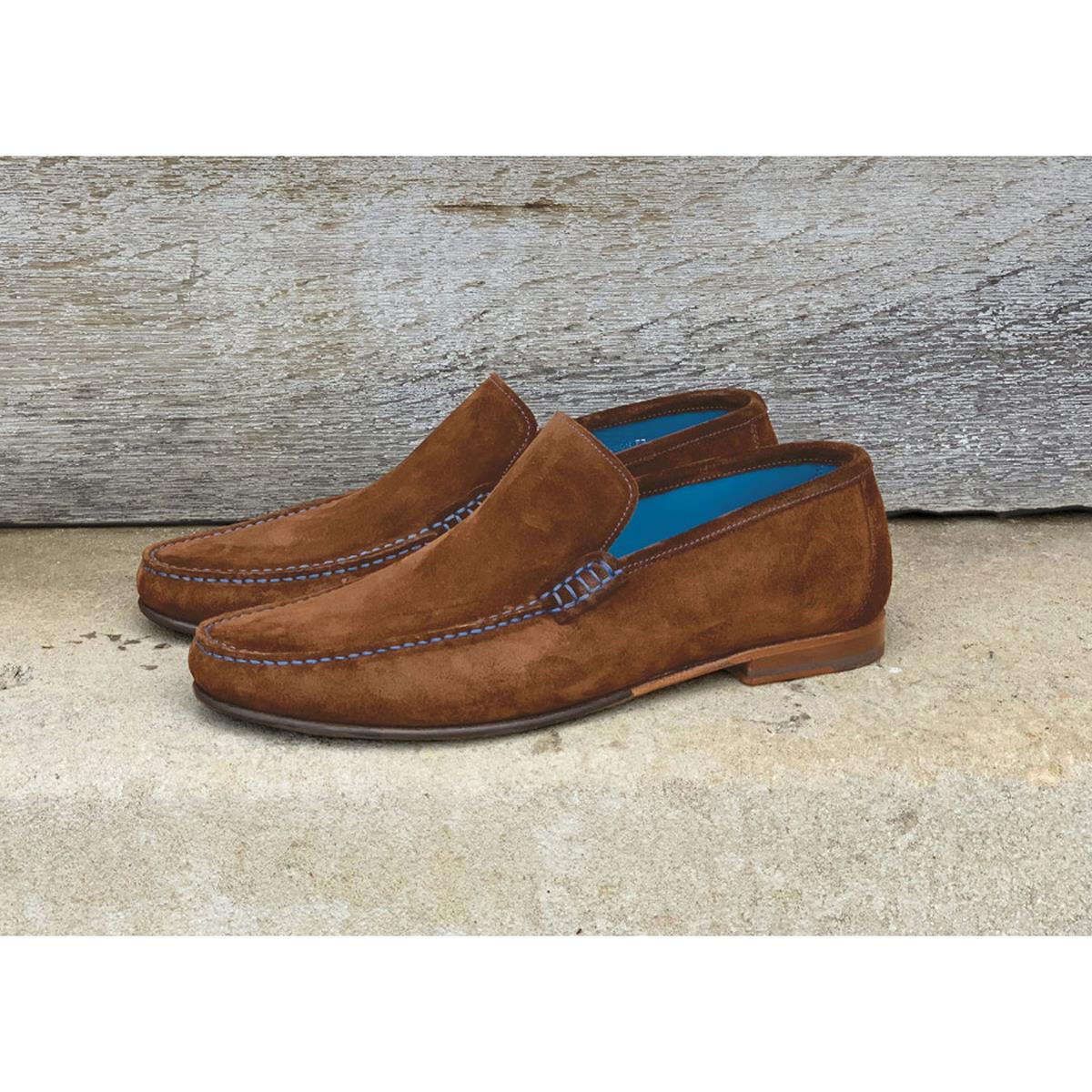 Polo Suede Loake Mens Nicholson Moccasin Shoes Lifestyle
