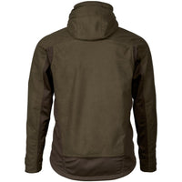 Pine Green Seeland Mens Climate Hybrid Waterproof Jacket Back