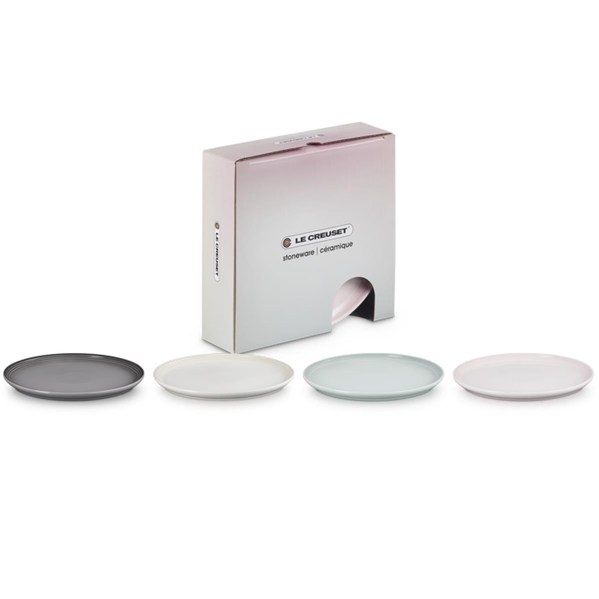 Le Creuset Stoneware Coupe Set of 4 Side Plates gifting