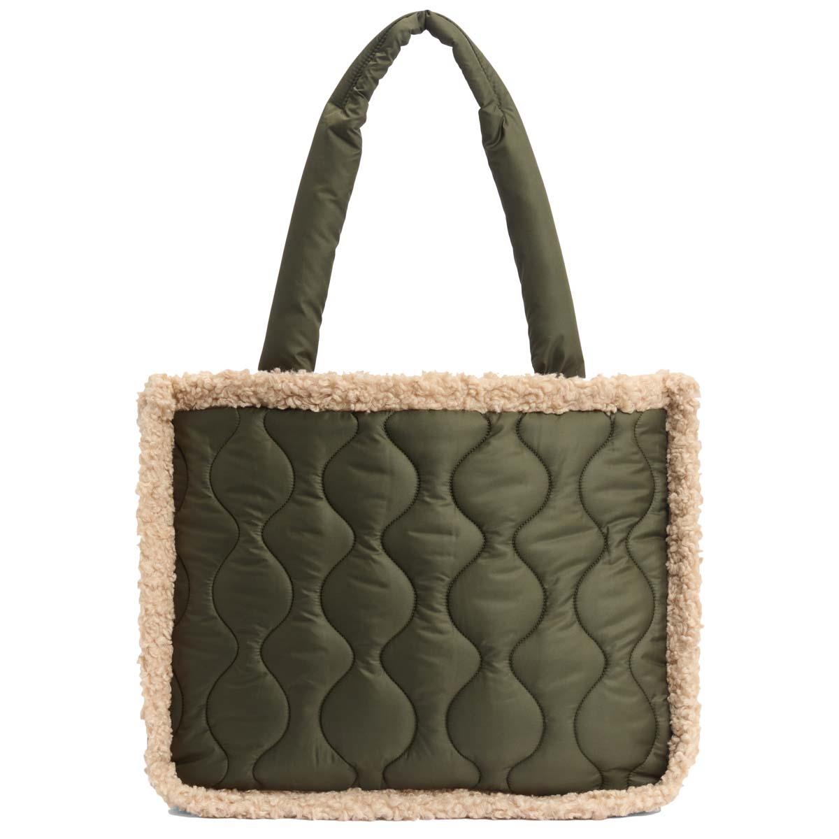 Olive Barbour Marnie Quilt Tote Bag Back