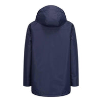 Ink Navy Hoggs Of Fife Mens Walker Long Coat Back