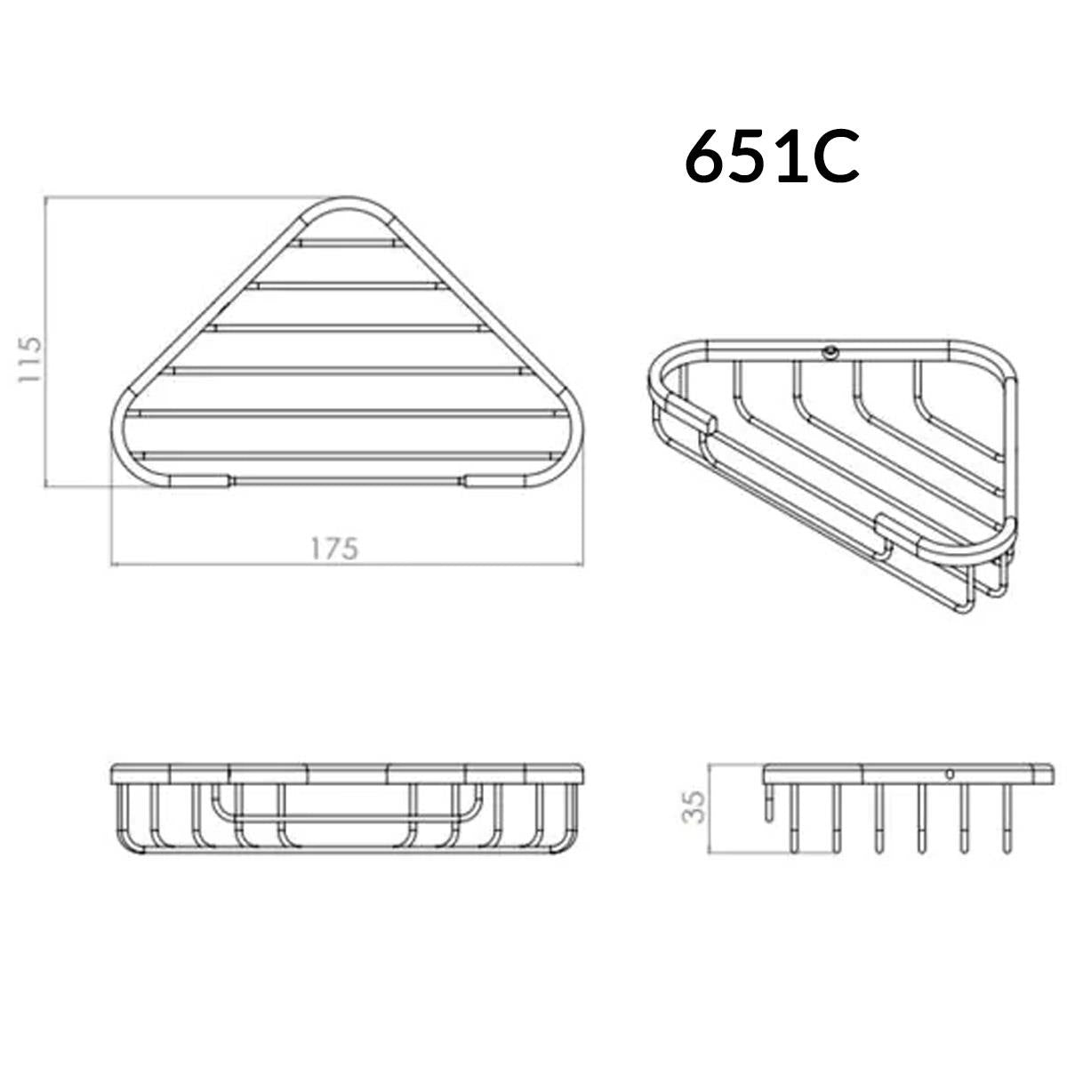 Miller Corner Soap Basket