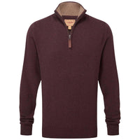 Schoffel Mens Lewis Lambswool 1/4 Zip Jumper