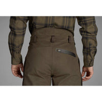 Pine Green Seeland Mens Climate Hybrid Waterproof Trousers Back Pocket