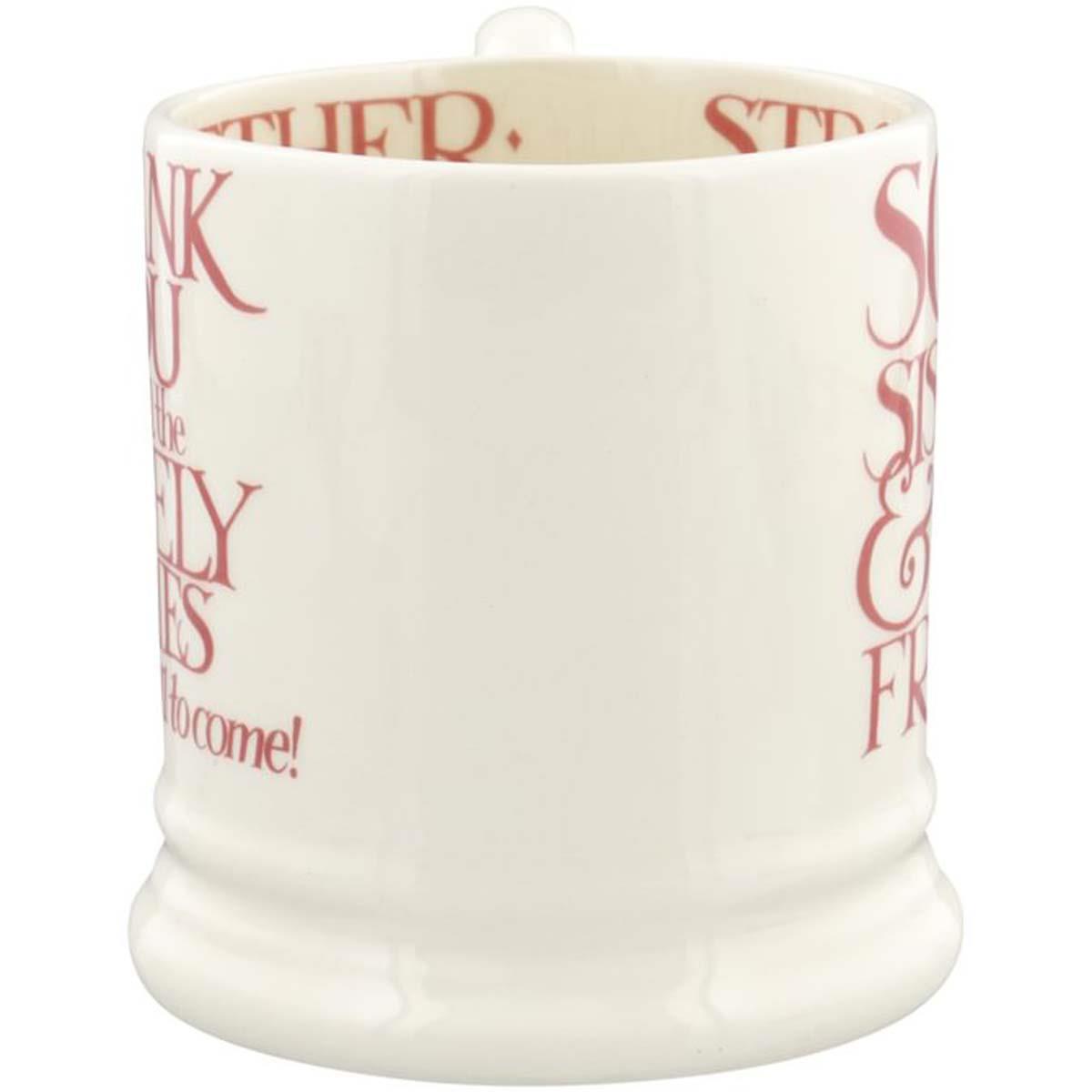 Emma Bridgewater Pink Toast Soul Sisters Half Pint Mug
