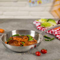Kuhn Rikon Allround Frying Pan Uncoated In Use