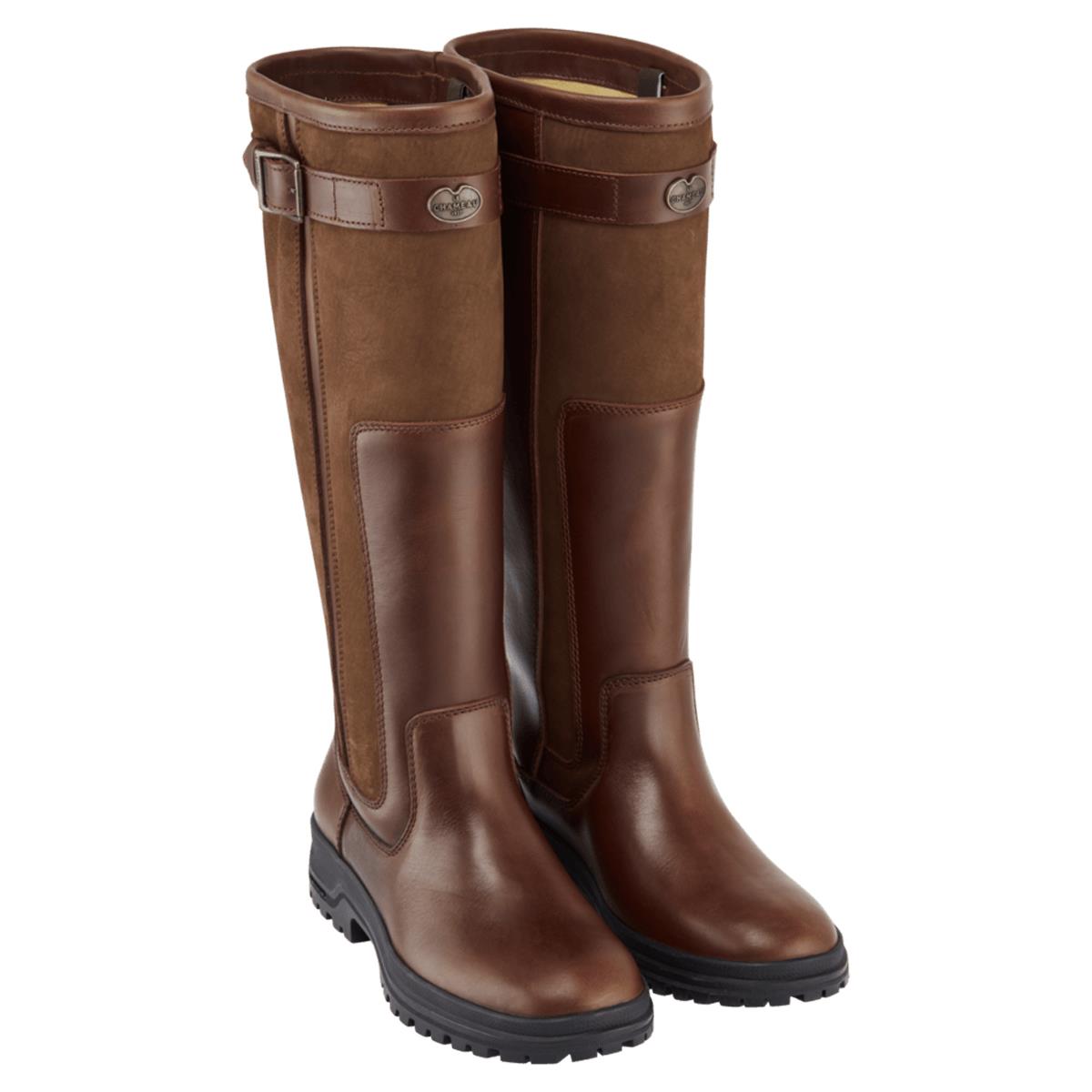Le Chameau Jameson Womens Standard Fit Leather Boots