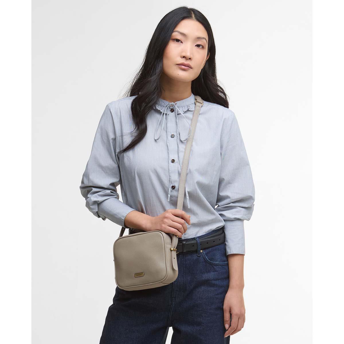 Barbour Womens Daphne Leather Crossbody Bag