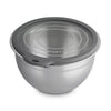 Le Creuset Stainless Steel Mixing Bowl With Glass Lid 23cm
