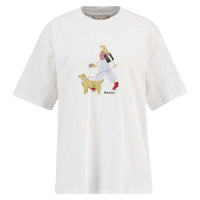White Barbour Womens Derwent T-Shirt