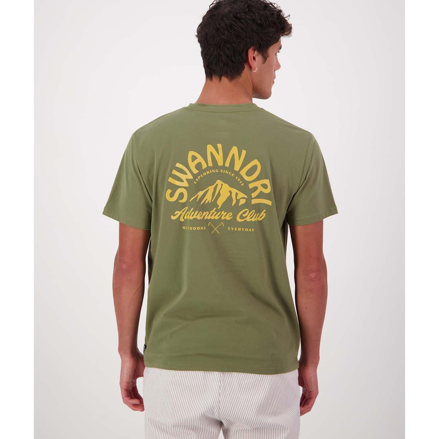 Swanndri Mens Mountain Printed T-Shirt