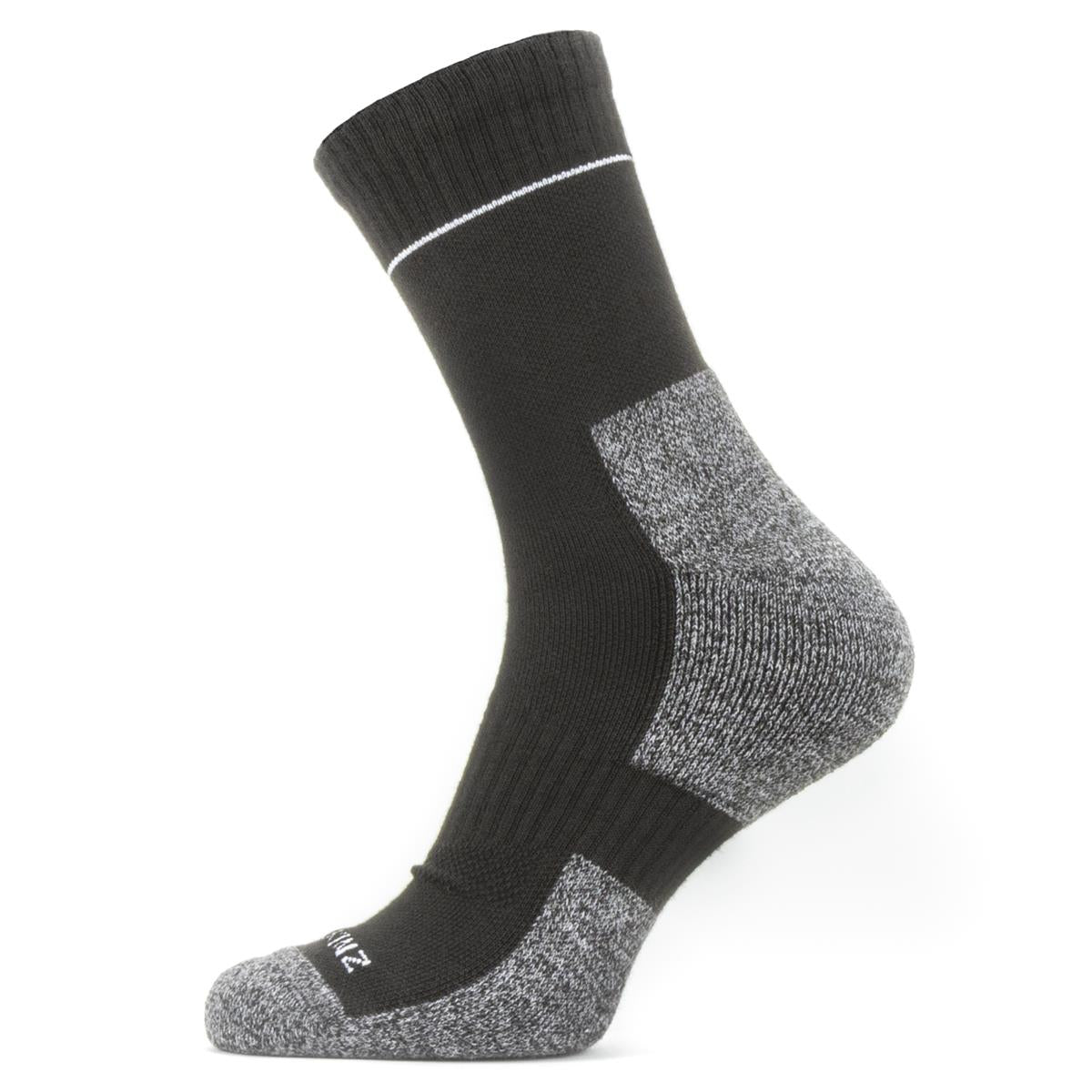 Black Sealskinz Thurton Mid-Height Sock