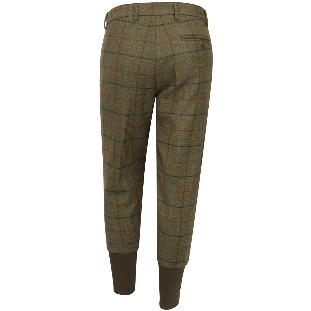 Green/Blue Hoggs Of Fife Mens Kingussie Tweed Breek Back