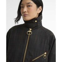 Barbour Womens Arlene Checked Wax Jacket