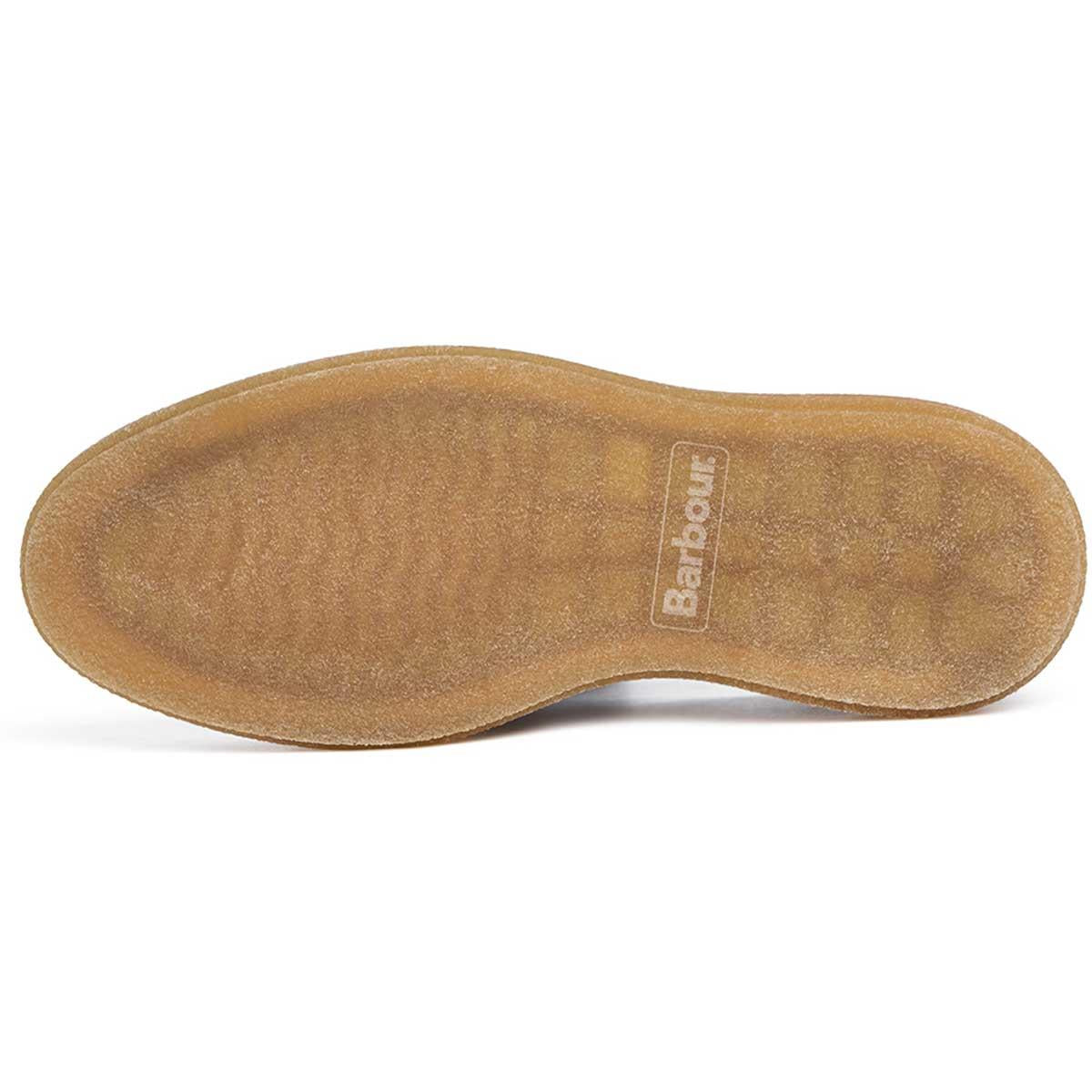 Toffee Suede Barbour Harefield Derby Shoe bottom