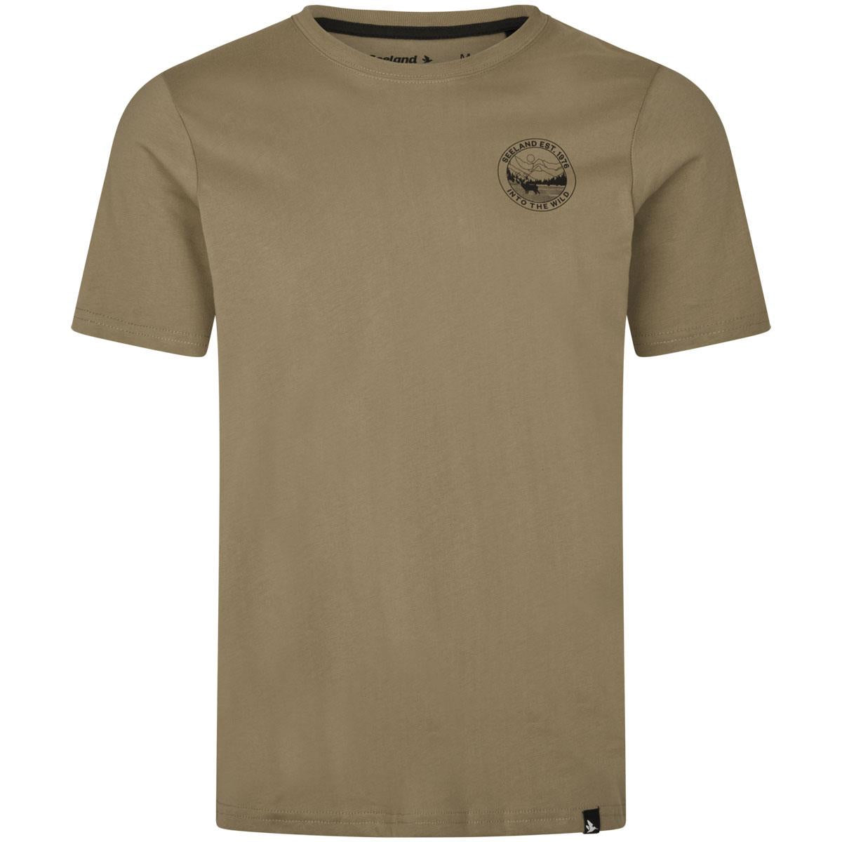 Covert Green Seeland Mens Hunting Landscape T-Shirt