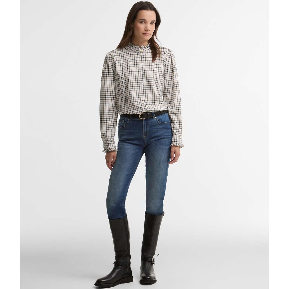 Multi Barbour Womens Fareham Shirt On Model