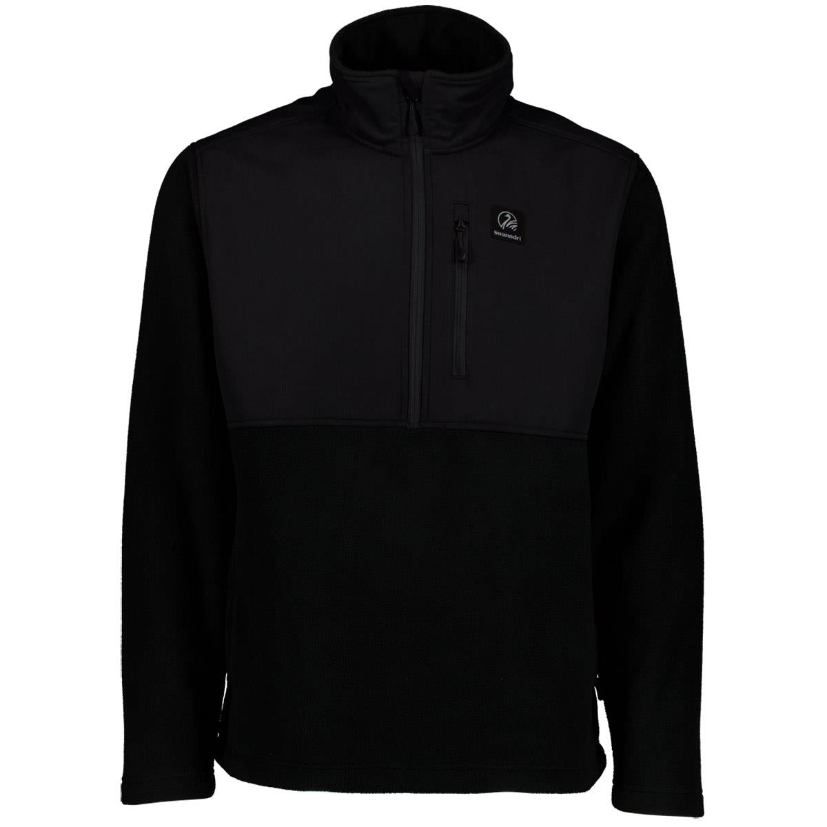 Swanndri Mens High Rock Hybrid Fleece Pullover