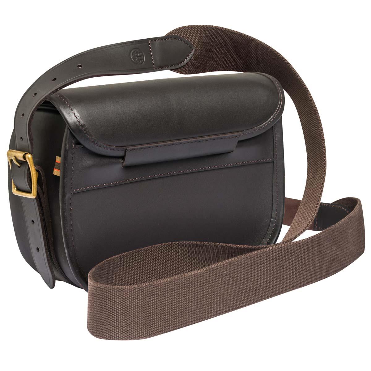 Dark Brown Beretta Terrain Evo Leather Cartridge Bag Back
