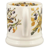 Emma Bridgewater Autumn Garden Birds Owl in Sloe Berries Half Pint Mug