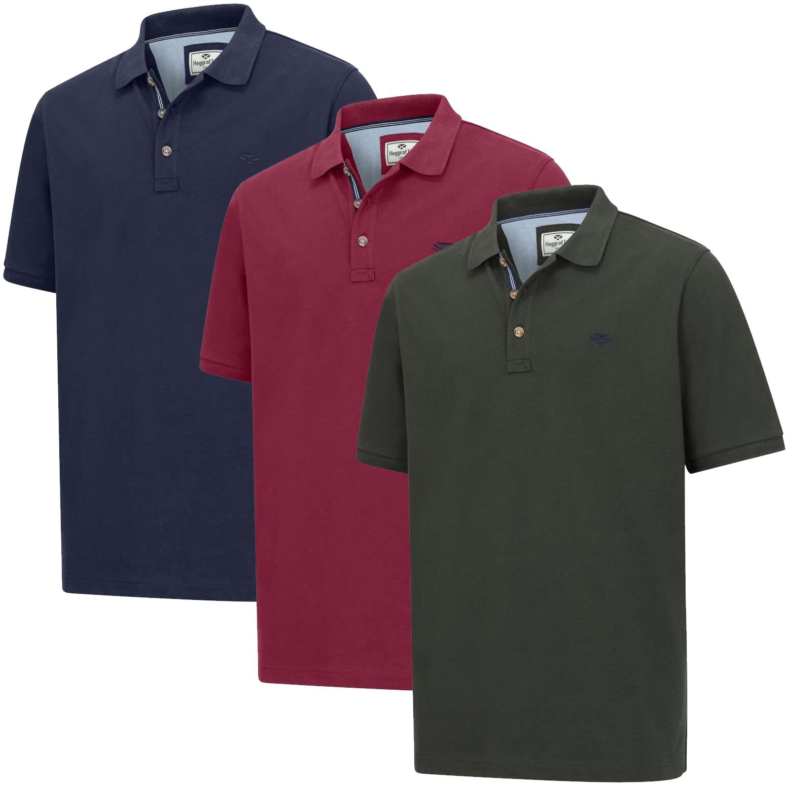 Hoggs Of Fife Mens Newton Pique Polo Shirt