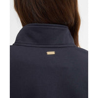 Dark Navy Barbour Womens Zaria Half Zip Sweatshirt back