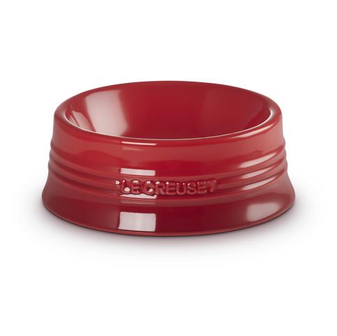 Le Creuset Stoneware Pet Bowl Cerise