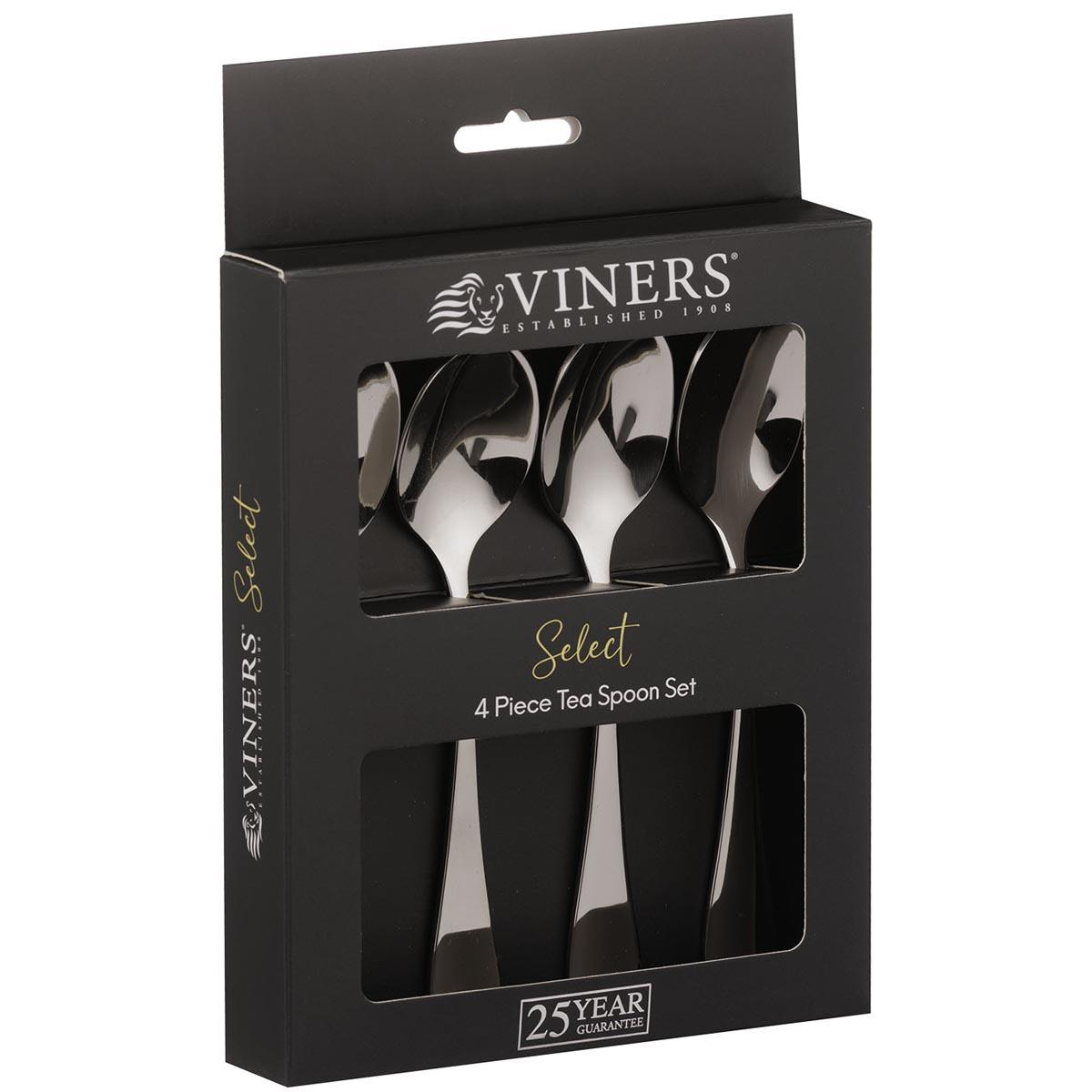 Viners Select 4 Piece Tea Spoons