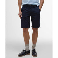 Navy Barbour Mens Smart Chino Short front