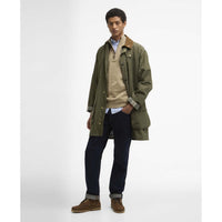 Ivy Green Barbour Mens Icons Border Casual Jacket on model