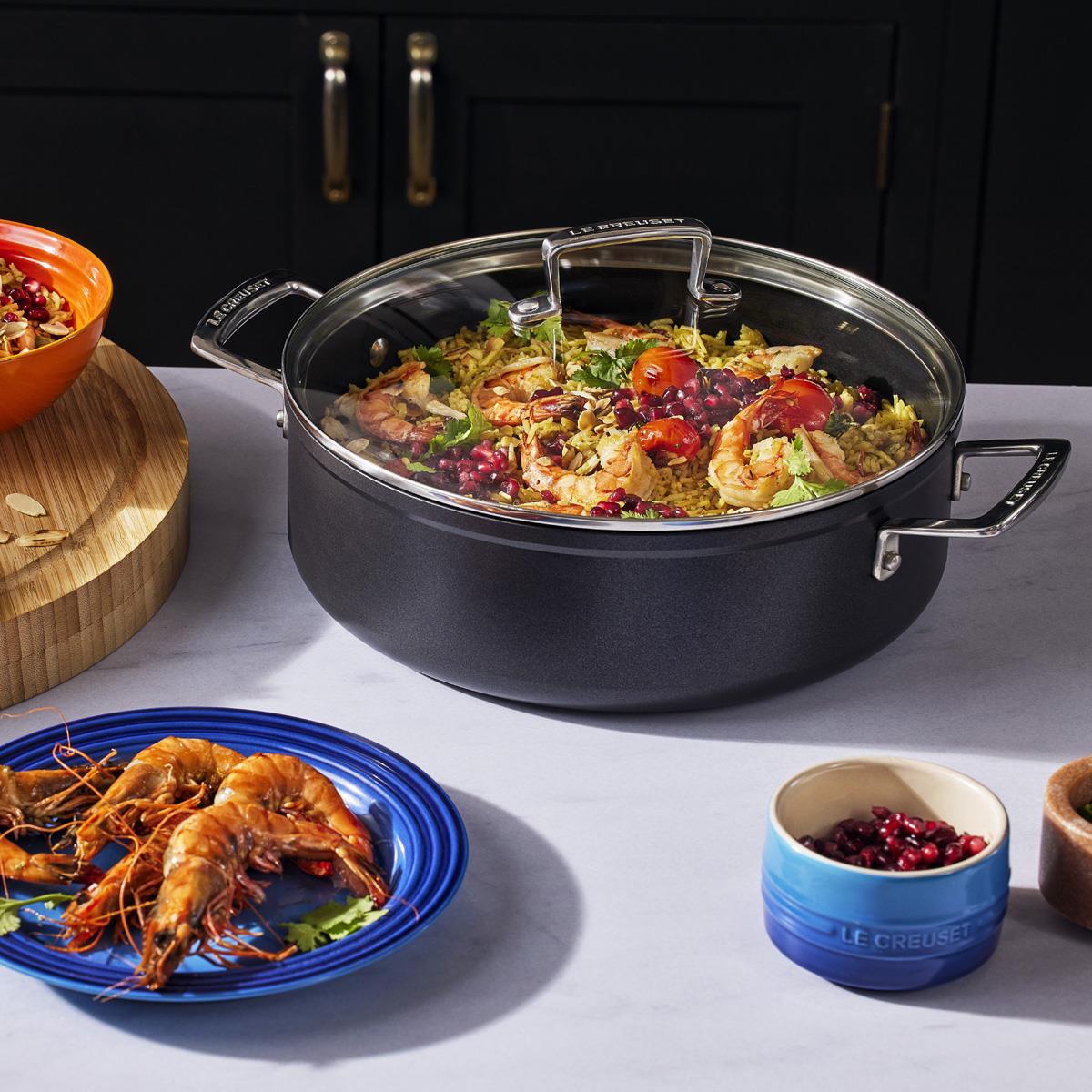 Le Creuset Toughened Non-Stick Sauteuse Lifestyle