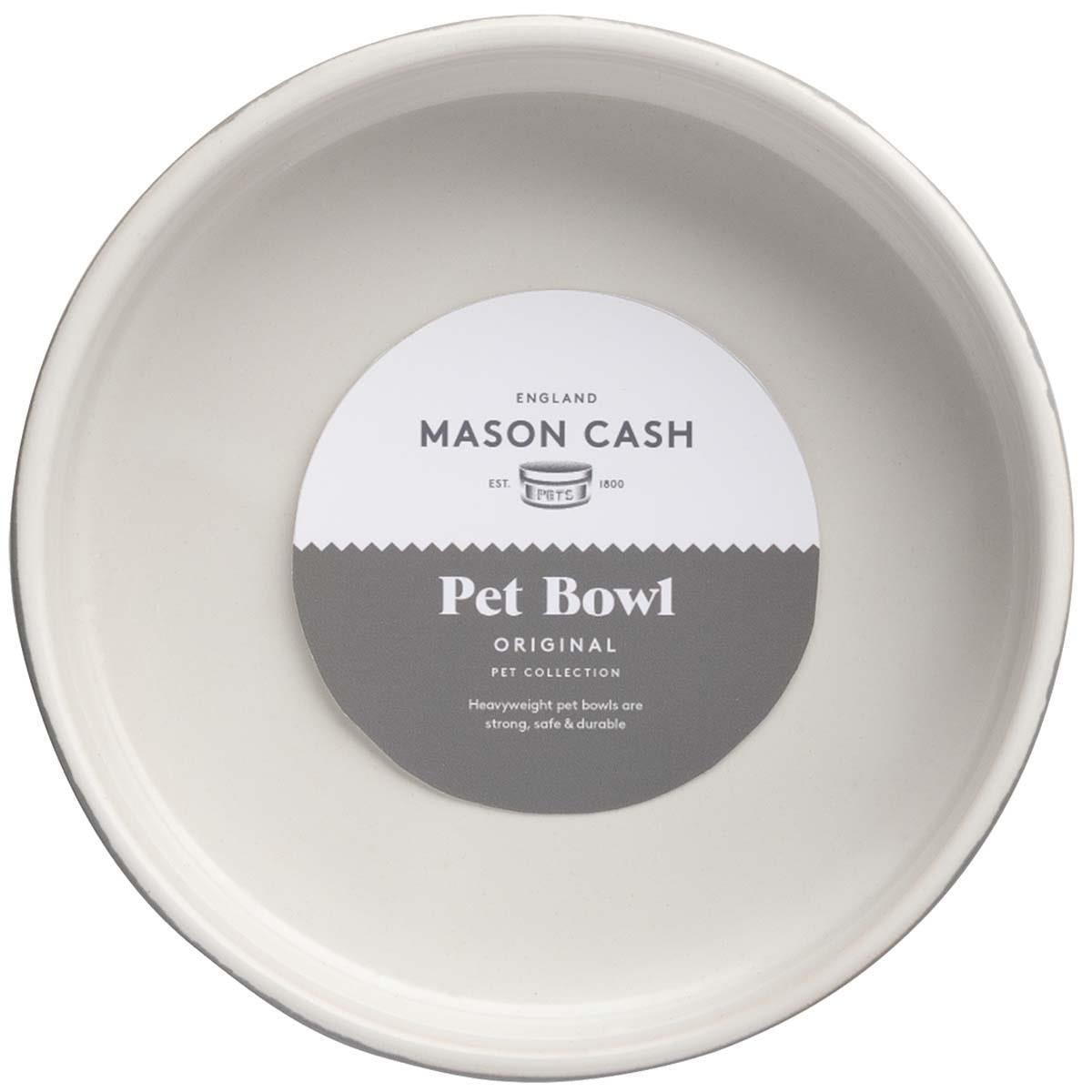 Mason Cash Polka Dot Grey Pet Bowl 13cm TOP