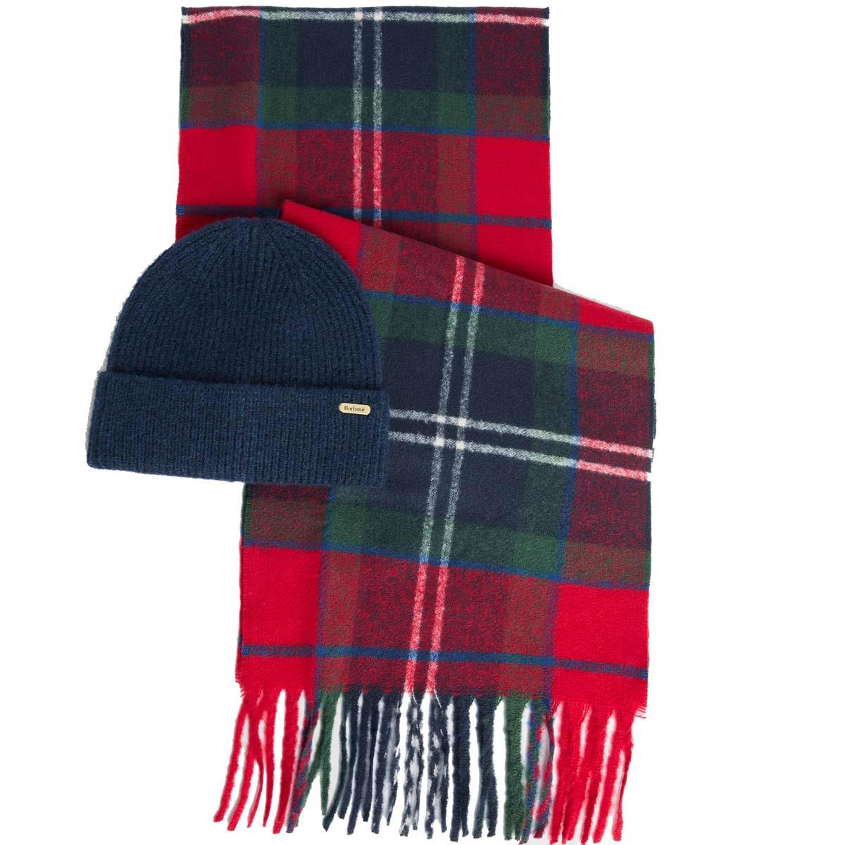 Barbour Womens Olivia Beanie & Scarf Gift Set