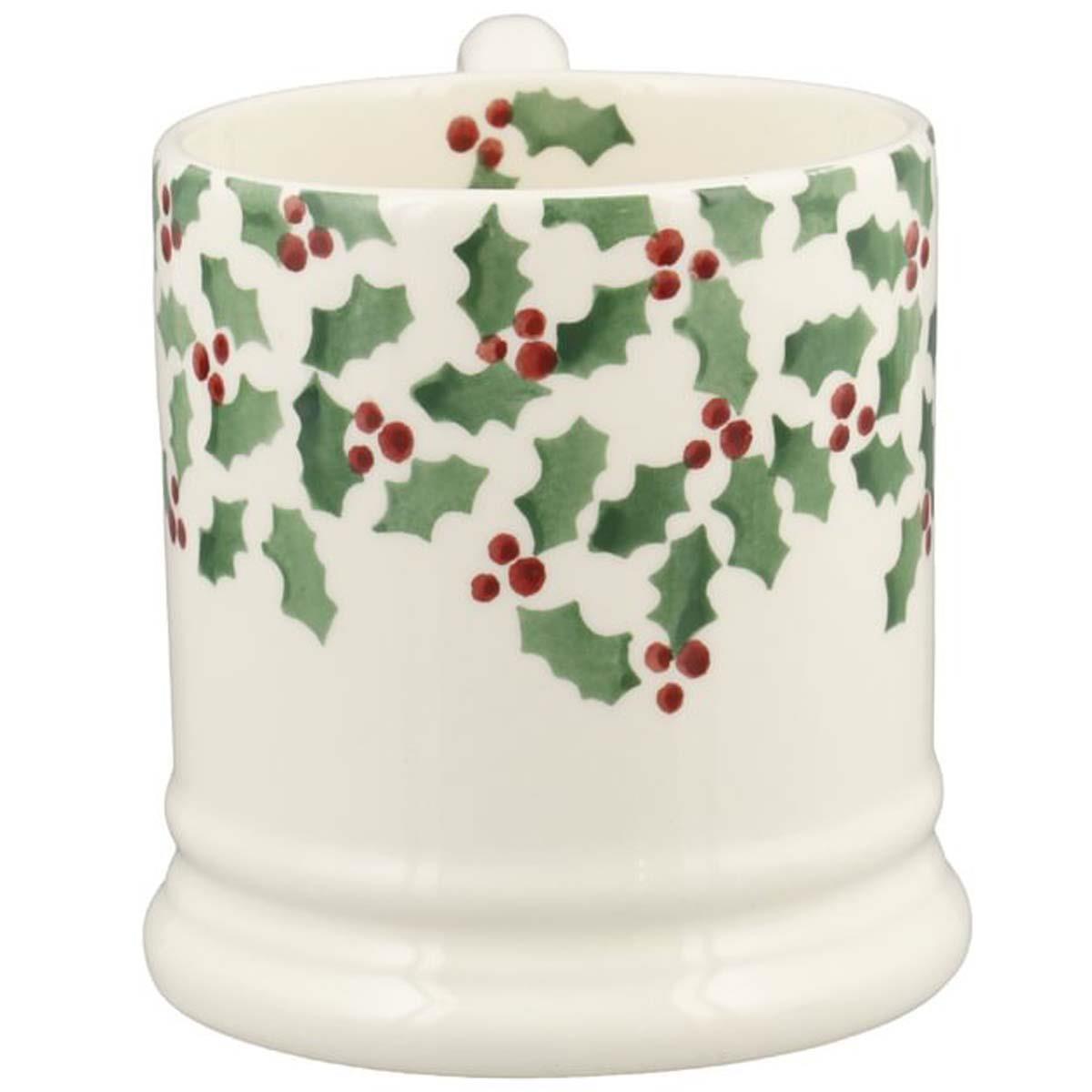 Emma Bridgewater Christmas Tiny Holly Half Pint Mug