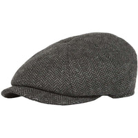 Barbour Mens Fyne Tweed Baker Boy Cap