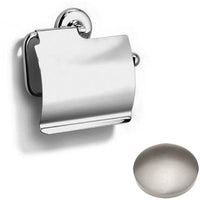 Stainless Steel Finish Samuel Heath Novis Toilet Roll Holder With Cover N1037-C