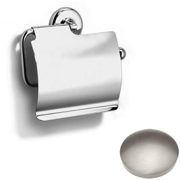 Stainless Steel Finish Samuel Heath Novis Toilet Roll Holder With Cover N1037-C