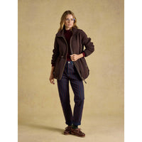 Joules Womens Longline Fleece Jacket