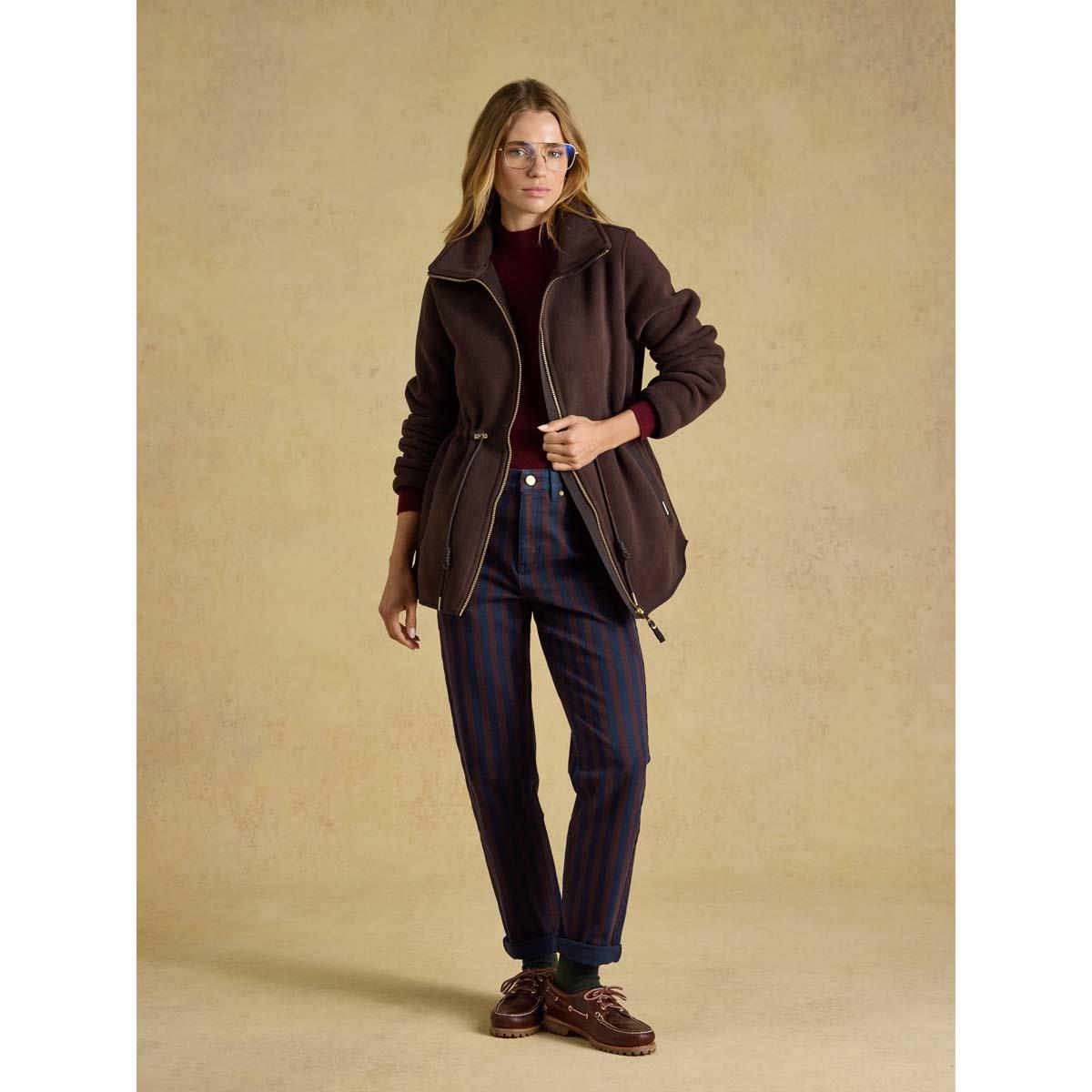Joules Womens Longline Fleece Jacket
