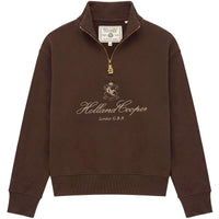 Holland Cooper Womens Essential Relaxed Quarter Zip Sweatshirt