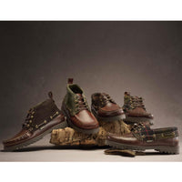 DARK BROWN/CORD Barbour Mens Deck Boat Shoe