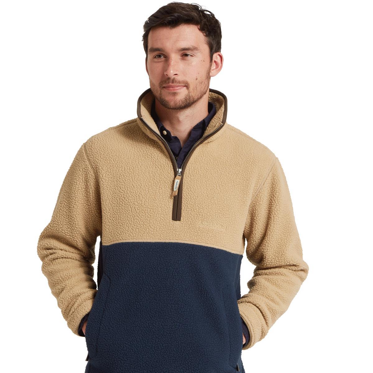 Schoffel Mens Berkeley Retro Fleece 1/4 Zip