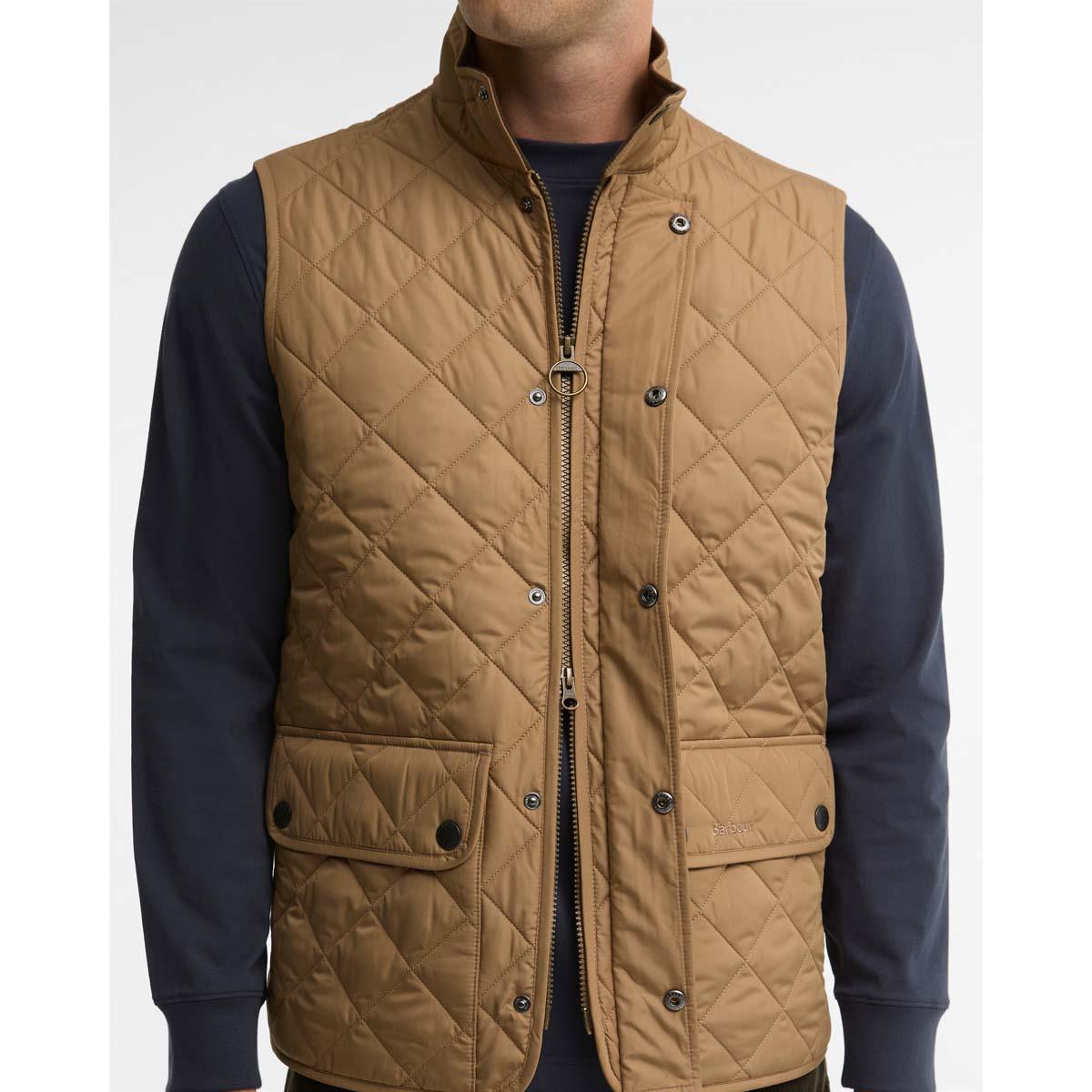 SANDSTONE Barbour Mens New Lowerdale Gilet ZIP