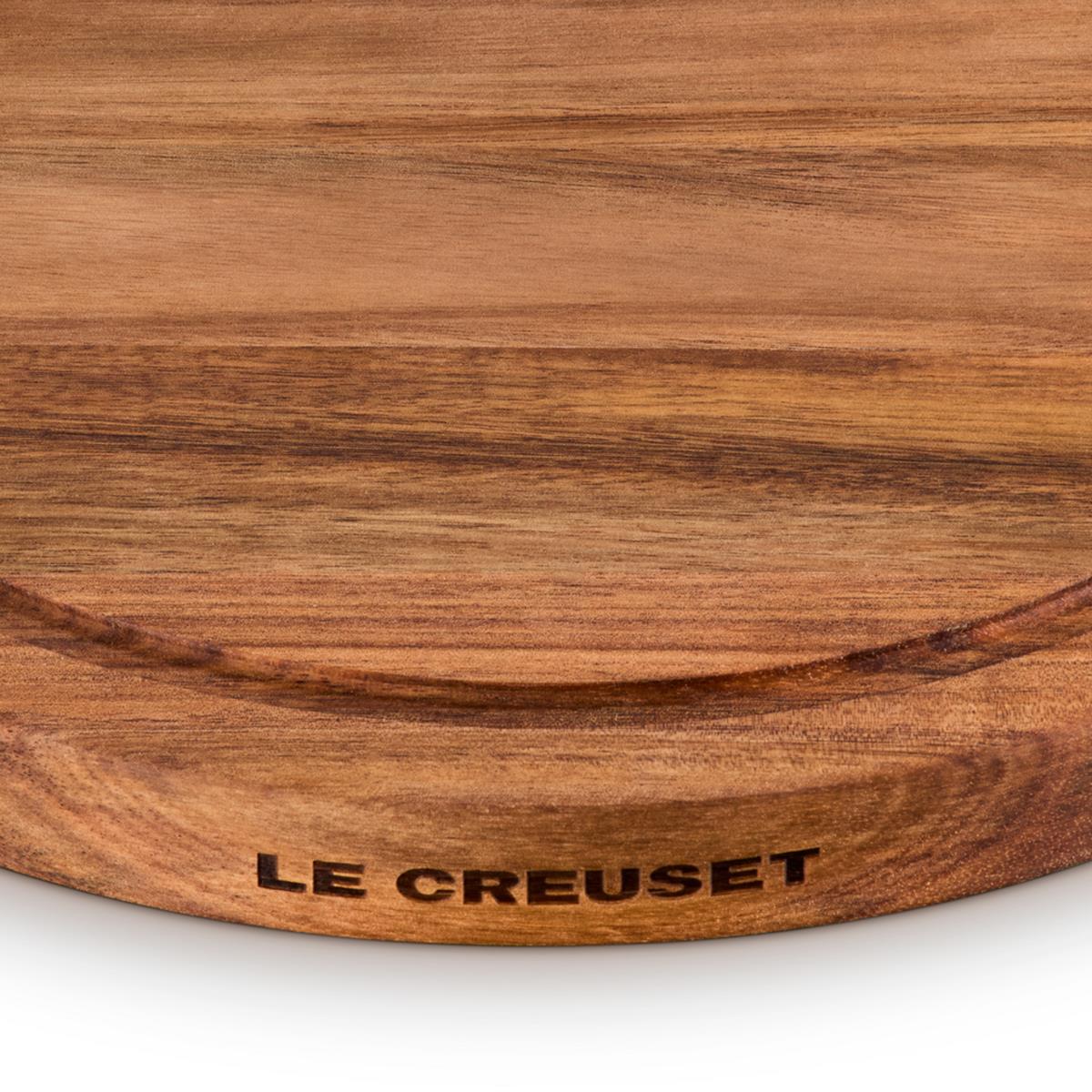 Le Creuset Woodenware 30cm Acacia Wood Round Serving Board