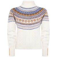 Natural Holland Cooper Womens Rebecca Roll Neck Fair Isle Knit Jumper