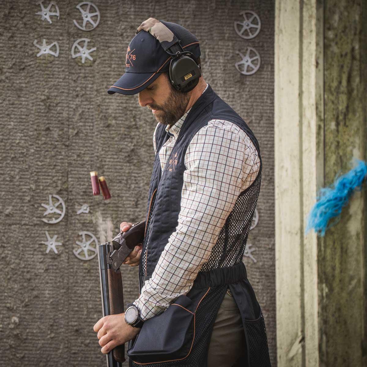 Dark Sapphire Seeland Skeet Cap Limited Edition On Model