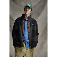 Barbour Mens Tartan Fleece Zip Through Sweatshirt