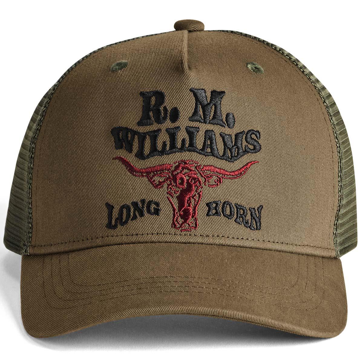 R.M. Williams Mens RMW Longhorn Trucker Cap