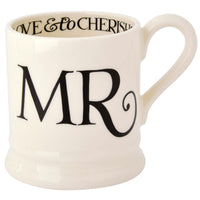 Emma Bridgewater Black Toast Mr & Mrs Mug Set