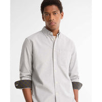 FOREST Barbour Mens Authentic Oxford Shirt FRONT FRONT2